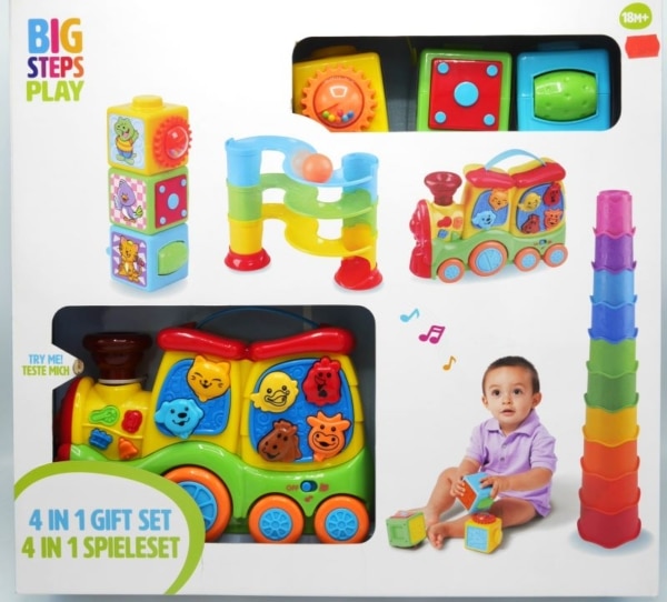 Playgo 4 in 1 giftset voor de allerkleinste