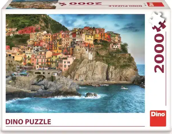 Dino Puzzel - Uitzicht op Manarola Italië - 2000 Stukjes