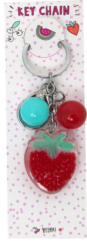 Summer Fun Sleutelhanger Aardbei