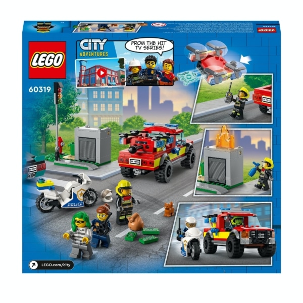 LEGO City - 60319 Brandweer & Politie achtervolging