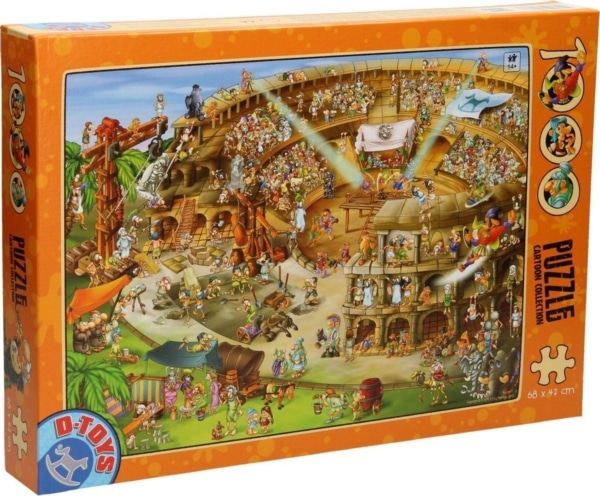 D-Toys Puzzel - Cartoon Colosseum in Rome - 1000 Stukjes