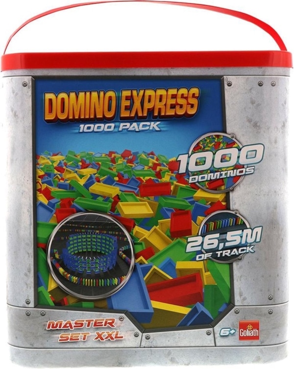 Domino express koffer met 1000 domino stenen, master XXL