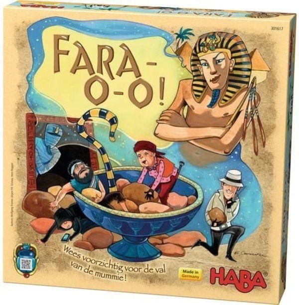 HABA Fara-o-o spel, een spannend behendigheids spel
