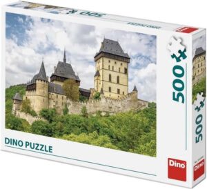 Dino Puzzel - Kasteel Karlstejn in Tsjechië - 500 Stukjes