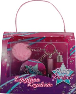 Make-up aan sleutelhanger Pretty perfect 4-delig