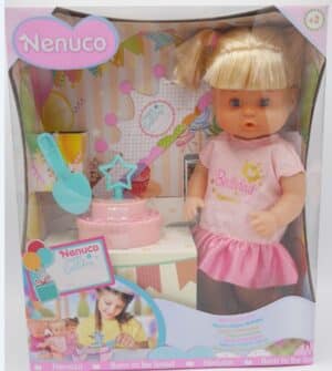 Nenuco happy birthday pop met taart