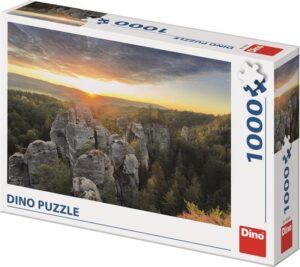 Dino Puzzel - Panorama van de Rocky Mountains - 1000 Stukjes