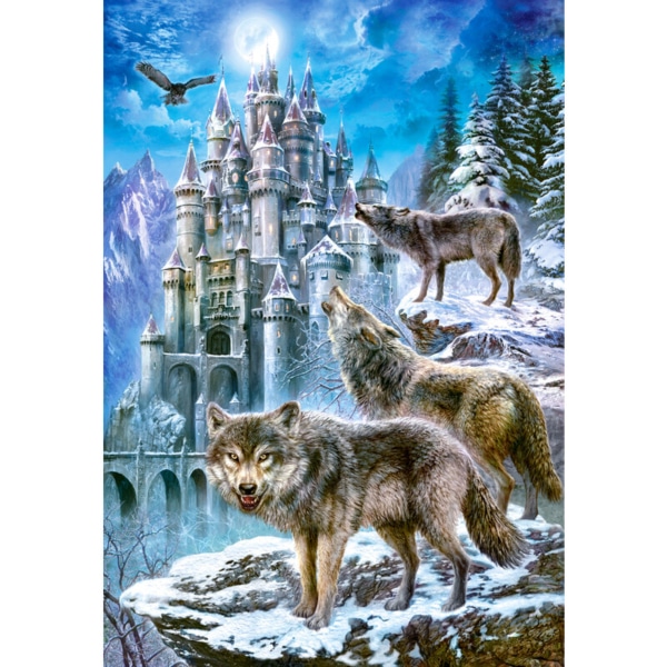 Castorland Puzzel - Kasteel met wolven - 1500 Stukjes
