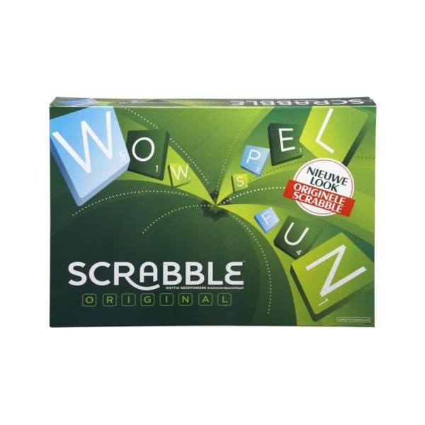 Scrabble het kruiswoordpuzzel spel van Mattel