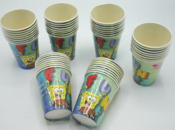 Sponge Bob papieren bekers 48 stuks