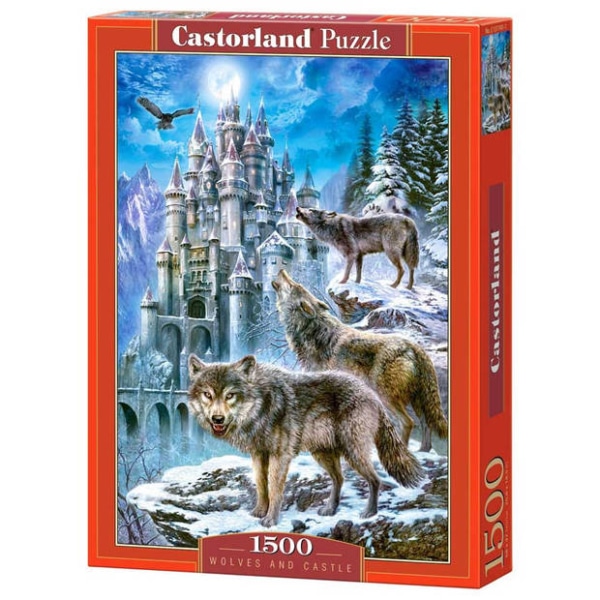 Castorland Puzzel - Kasteel met wolven - 1500 Stukjes