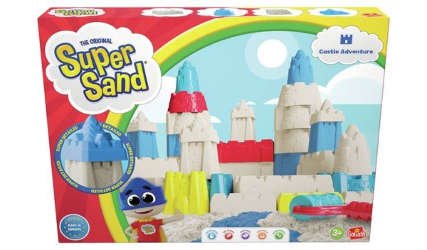 Goliath Super Sand kastelen met super zand binnen spelen