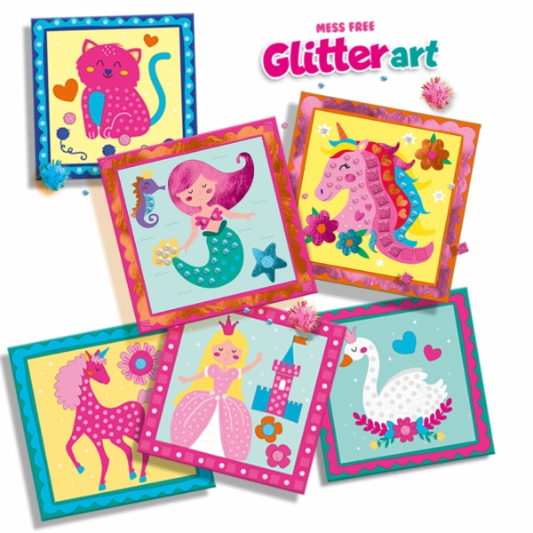 Ses Knoeivrije glitter kunst - Afbeelding 2