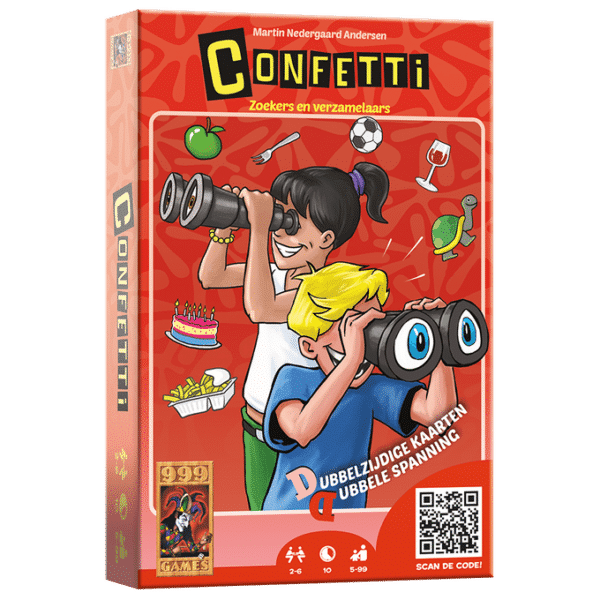 999 Games confetti zoekers en verzamelaars