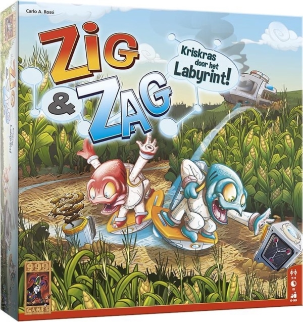 999 Zig en Zag kriskras door het labyrinth spel