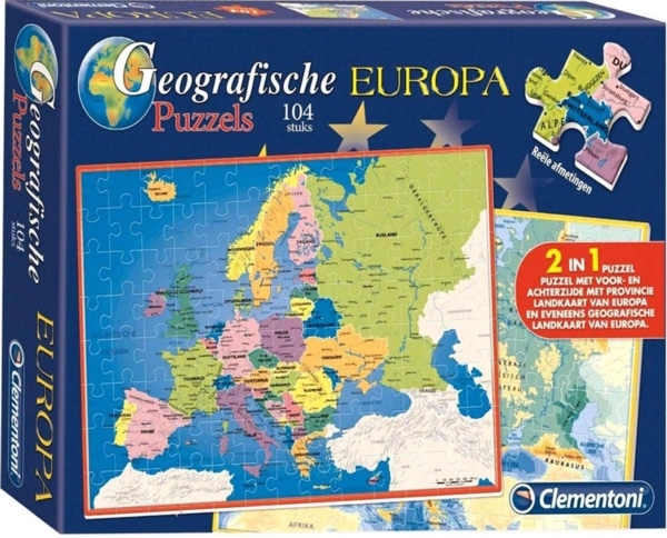 Clementoni Puzzel - Geografische kaart Europa