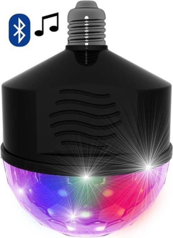 Partyfun lights discobol met bluetooth en speaker