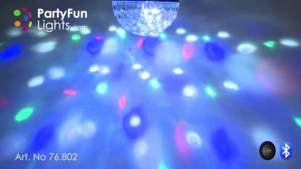 Partyfun lights discobol met bluetooth en speaker