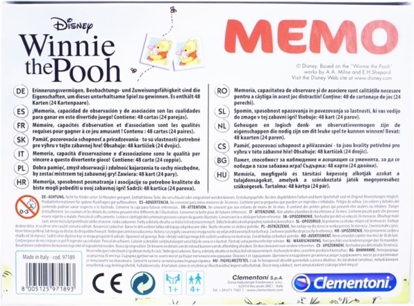 Clementoni winnie the Pooh memo spel