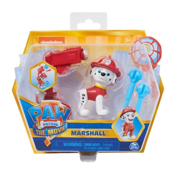 Paw patrol the movie figuur met accessoires Marshall