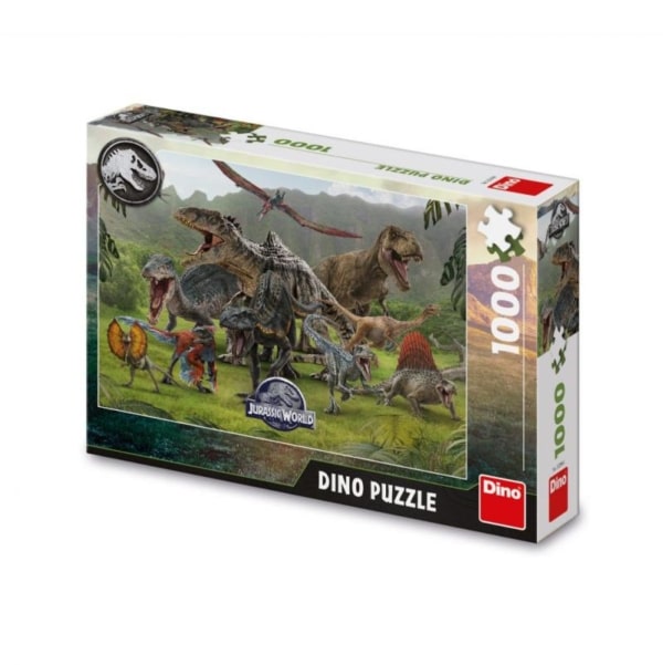 Dino puzzel van dinosaurussen Jurassic world - 1000 stukjes