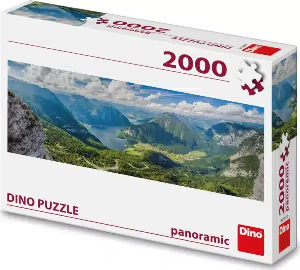 Dino leg puzzel van de oostenrijkse alpen - 2000 stukjes