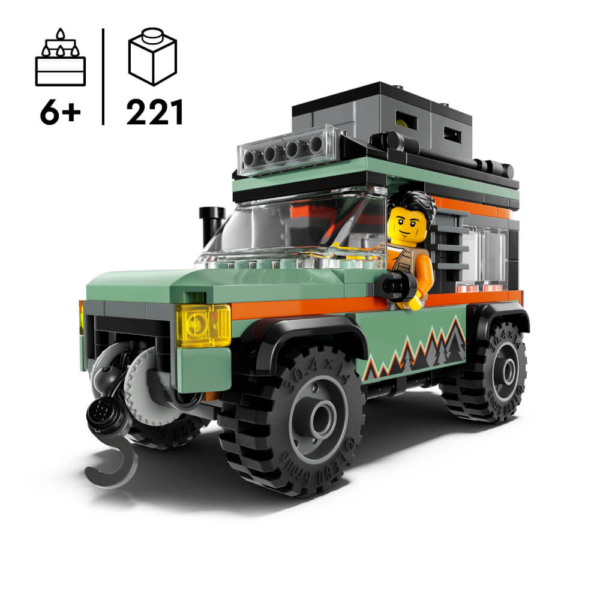 Lego City 4x4 terreinwagen voor in de bergen - 60447