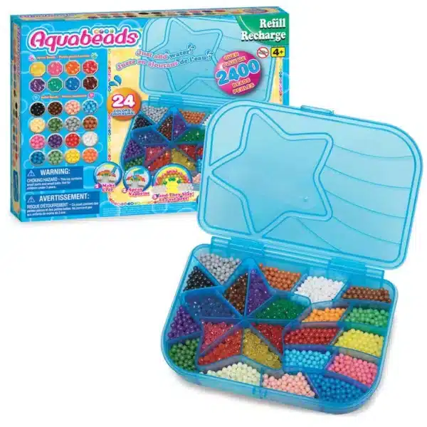Aquabeads navulling in koffer mega parelpakket
