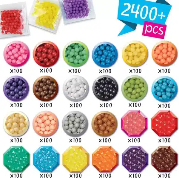 Aquabeads navulling in koffer mega parelpakket