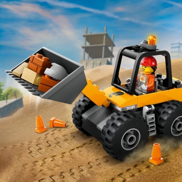 Lego City gele bulldozer graafmachine - 60450