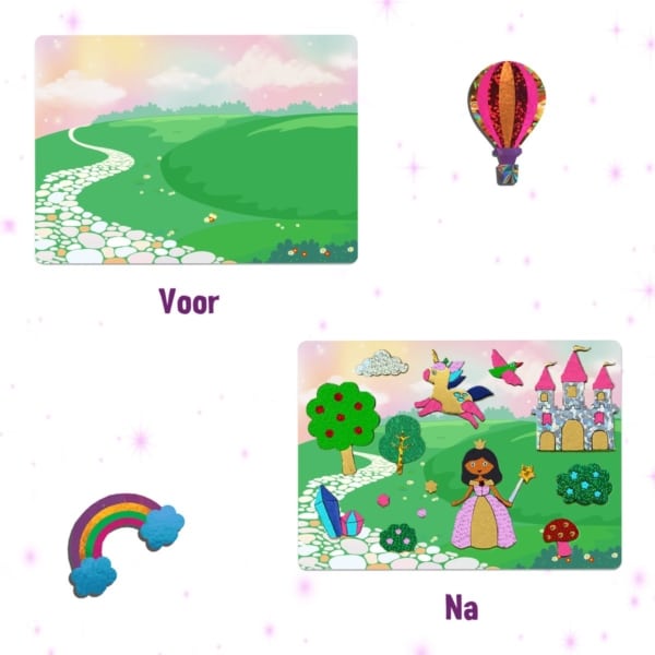 Mega Bleu Foil Fun prinsessen en unicorn