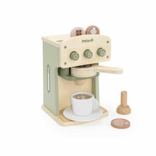 Polar B koffie machine van hout