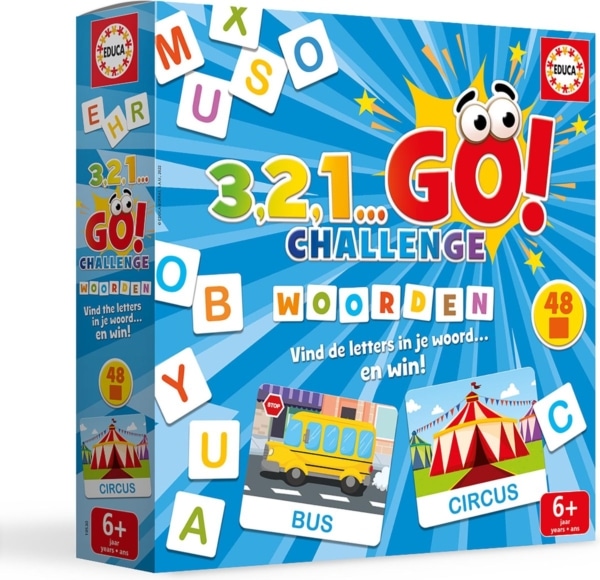 Just Games 3-2-1 go challenge puzzels met woorden