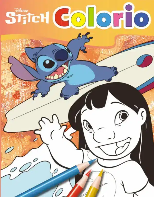 Stitch kleurboek Colorino met 32 pagina's