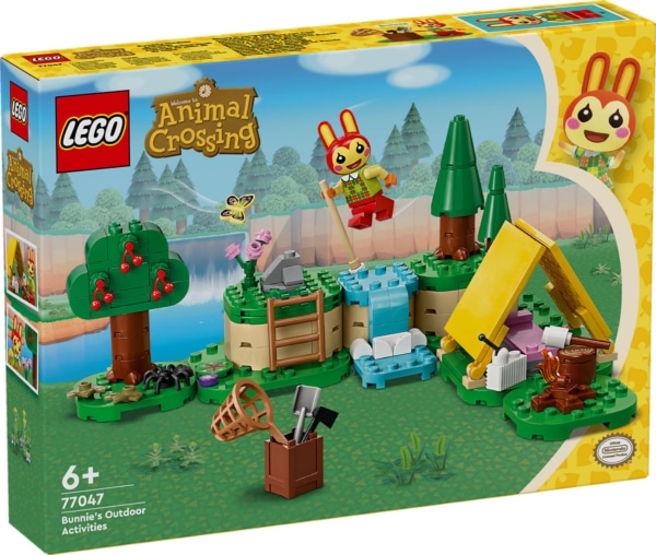 Lego Animal crossing kamperen met Bunnie 77047