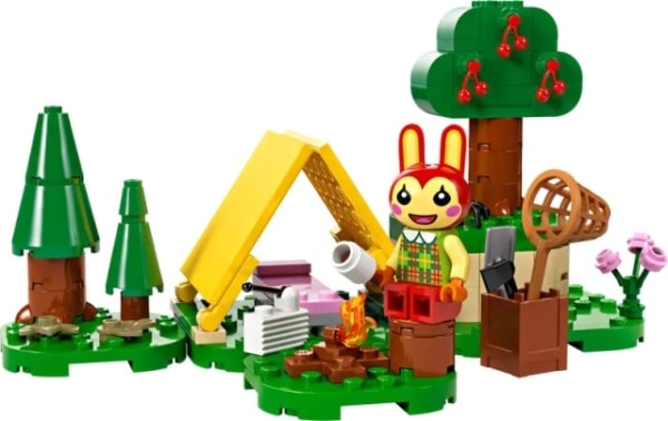Lego Animal crossing kamperen met Bunnie 77047