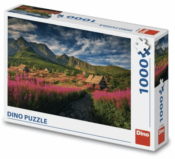 DINO Puzzel van de Gasienica Vallei - 1000 stukjes