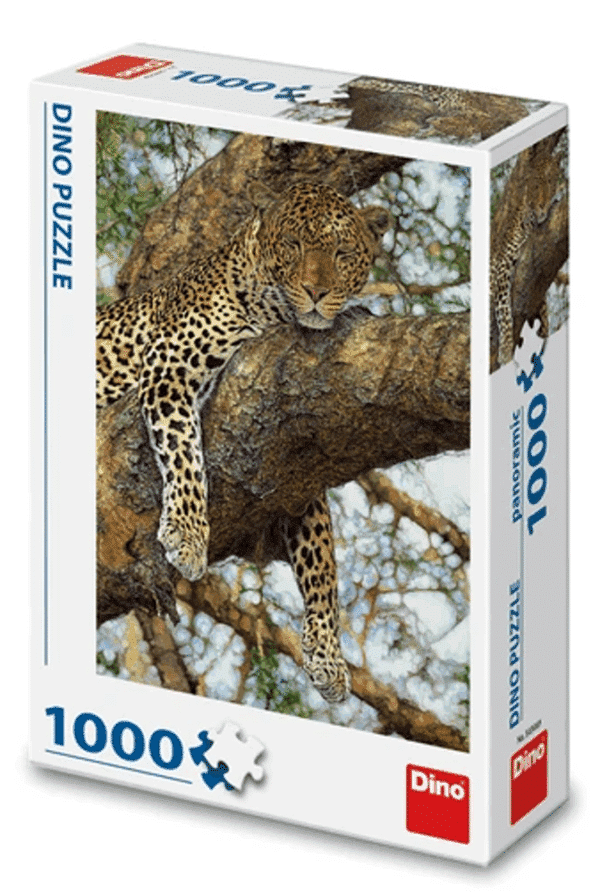 DINO Puzzel van een tijger in de boom - 1000 stukjes