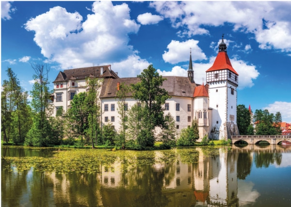 Dino puzzel van Blatná castle in summer - 1000 stukjes