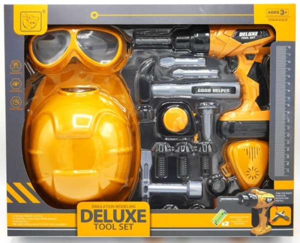 Deluxe toolset gereedschap set 17 delig