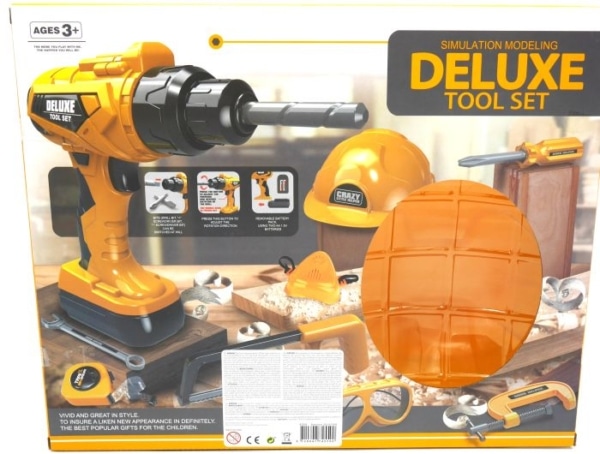 Deluxe toolset gereedschap set 17 delig