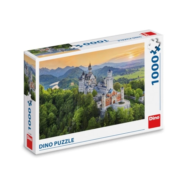 Dino puzzel van kasteel Neuschwanstein - 1000 stukjes